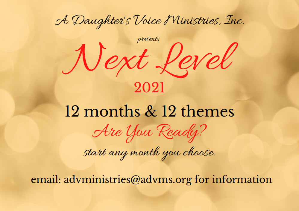 Next Level, 12 Months - 12 Themes